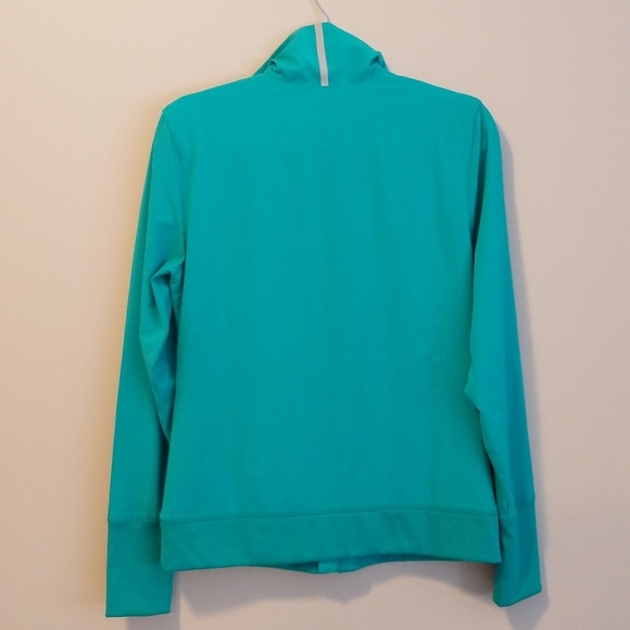 Fila Sport teal ruched zip track jacket EUC - Picture 5 of 6